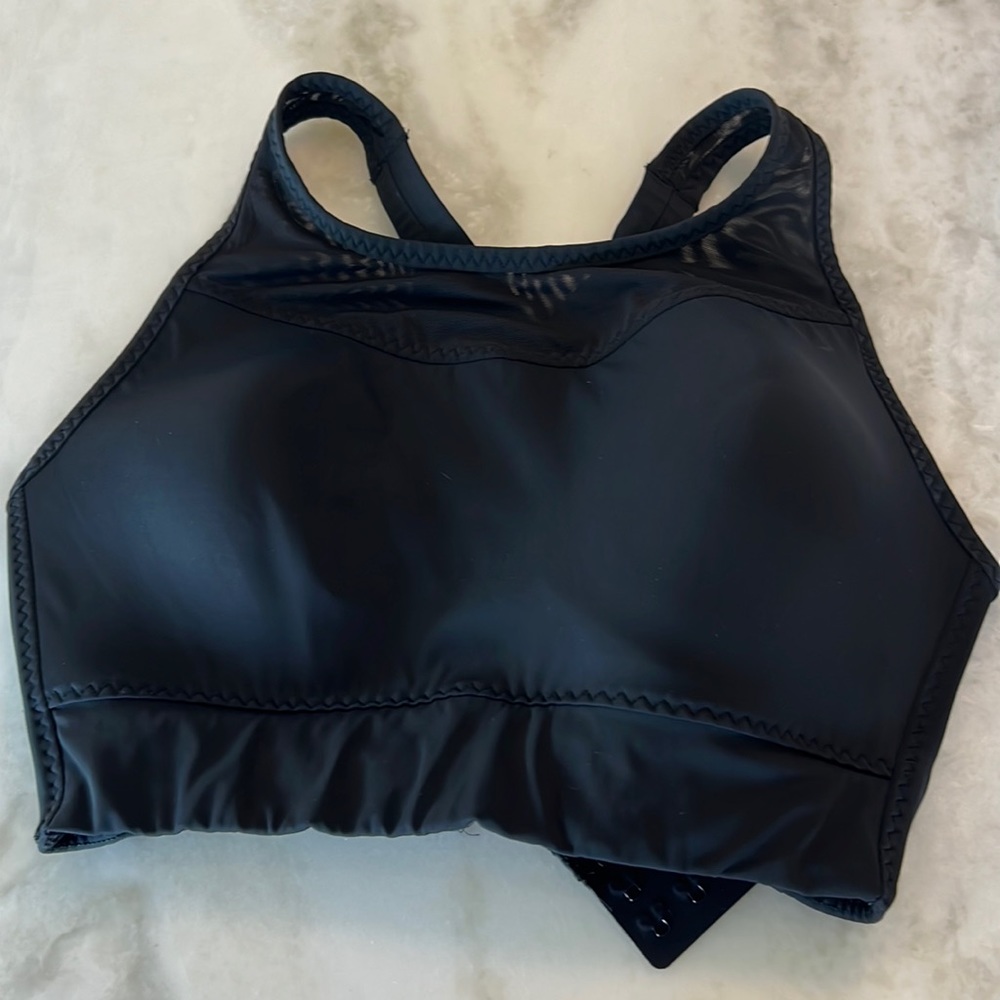 Athleta Black Sports Bra Top